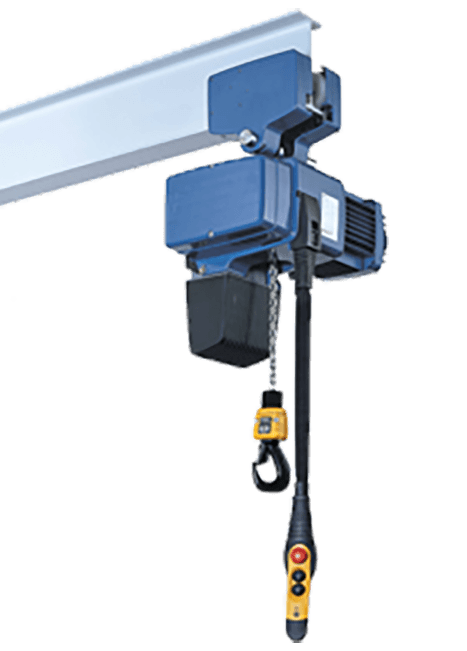 Electric chain hoist - manual or electrical translation trolley