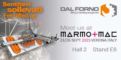 Visit US at MarmoMac 2025 DAL FORNO suction pads